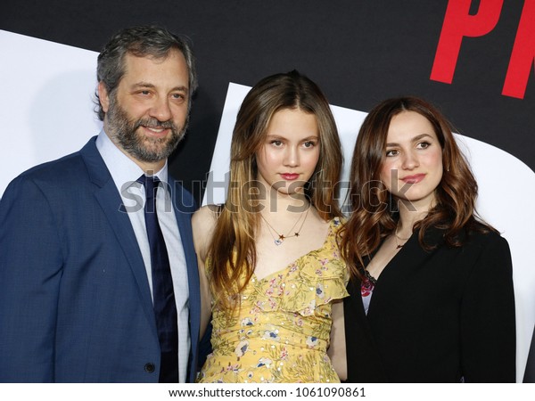 Judd Apatow Maude Apatow Iris Apatow Stock Photo Edit Now 1061090861