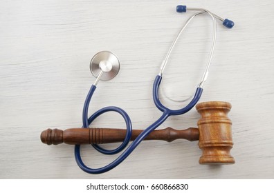 Judges Gavel Stethoscope Stock Photo (Edit Now) 291783416