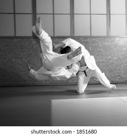 Judo Fight Throw