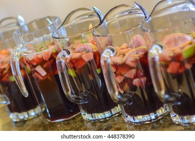 Jug Of Fruit Cocktail Punch