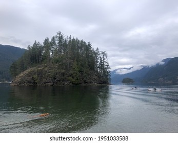 Jug Island Beach, Port Moody, BC, Canada