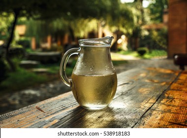 Jug With White Wine