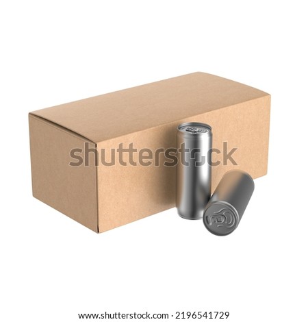 Juice can and box for 12 can