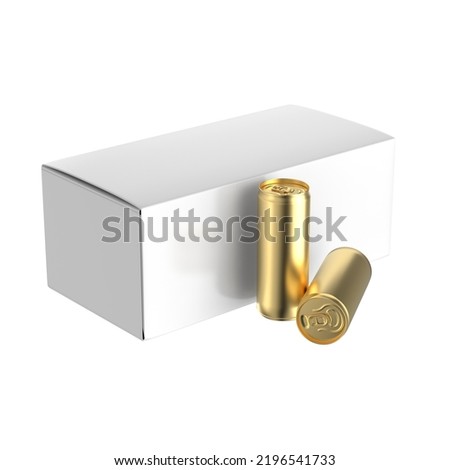 Juice can and box for 12 can