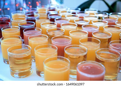 The Juice In The Glasses Catering. No Alcohol. Sober Party