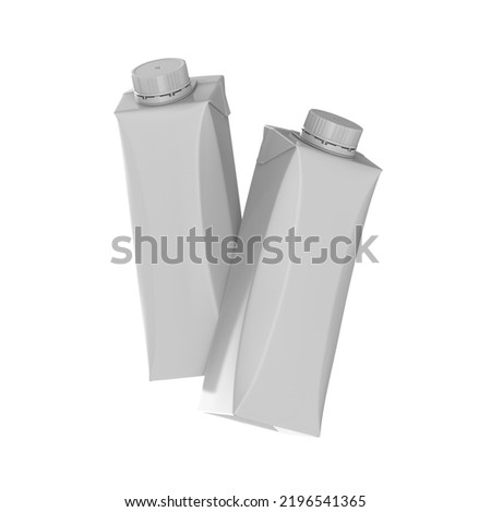 Juice matte and kraft packaging 200 ml