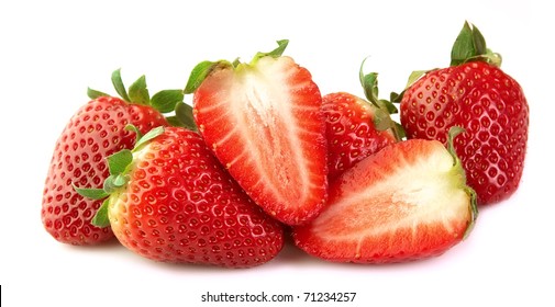 Juicy strawberry closeup - Shutterstock ID 71234257