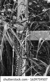 Juiz De Fora/Minas Gerais/Brazil - 02/09/2020: Religious Syncretism. Place Of Prayer Of Different Religions, Presenting Objects And Signs Of Catholicism And Religions Of African Origin, Such As Umband