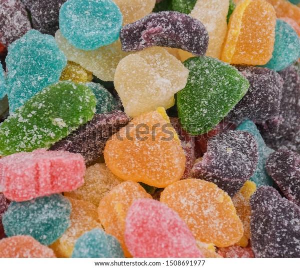 Jujube Colored Balls Hearts Shapes Colorful Stock Photo Edit Now