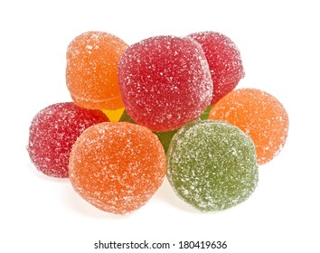 Jujube Colored Balls Isolated On White Stock Photo (Edit Now) 181155542