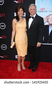 Julie Chen And Les Moonves At The AFI Life Achievement Award 