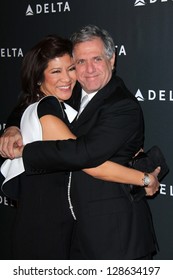 Julie Chen, Les Moonves At Delta Airline's Celebration Of LA's Music Industry, Getty House, Los Angeles, CA 02-07-13