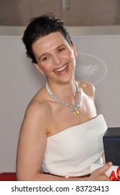 Juliette Binoche at the closing Awards Gala at the 63rd Festival de Cannes. May 23, 2010  Cannes, France Picture: Paul Smith / Featureflash