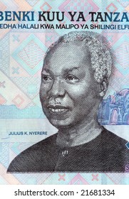 Julius Nyerere On Banknote.