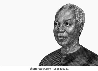 Julius Nyerere Portrait From Tanzania Banknotes. 