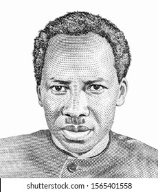 Julius Nyerere Portrait From Tanzania Banknotes. 