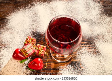 Julmust, A Traditional Swedish Christmas Drink In A Festiv Still Life