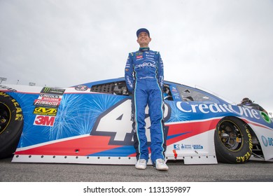 July 06, 2018 - Daytona Beach, Florida, USA: Kyle Larson (42) Gets Ready To Qualify For The Coke Zero Sugar 400 At Daytona International Speedway In Daytona Beach, Florida.