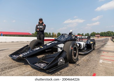 July 06, 2021 - Lexington, Ohio, USA:  Tatiana Calderón Will Test In An IndyCar For The First Time, Driving For A.J. Foyt Racing On Tuesday At Mid-Ohio, The Team Announced Saturday. 