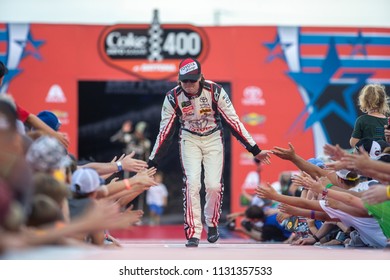 July 07, 2018 - Daytona Beach, Florida, USA: Erik Jones (20) Gets Ready For The Coke Zero Sugar 400 At Daytona International Speedway In Daytona Beach, Florida.