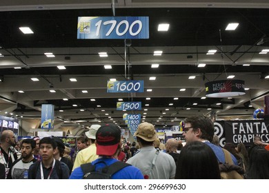 July 10, 2015: San Diego Comic Con, The Annual Pop Culture And Fandom Convention In San Diego, California.
