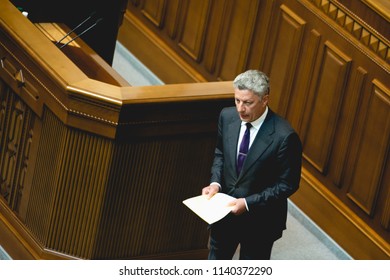 July 10, 2018. Kyiv, Ukraine. Yuriy Boyko Member Of The Parliament Of Ukraine. The Leader Of The Opposition Bloc (Ukrainian Opposition Party).