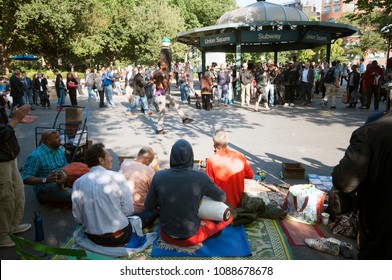 July 12 2017, People At Union Square In 14th Street, Manhattan, New York City