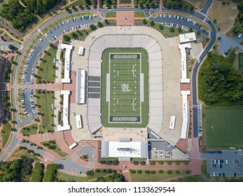 July 12, 2018 - Charlotte, North Carolina, USA: Aerial View Of Jerry Richardson Stadium At The University Of North Carolina At Charlotte.  Home Of The UNCC 49ers