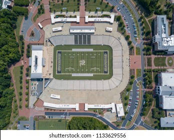 July 12, 2018 - Charlotte, North Carolina, USA: Aerial View Of Jerry Richardson Stadium At The University Of North Carolina At Charlotte.  Home Of The UNCC 49ers