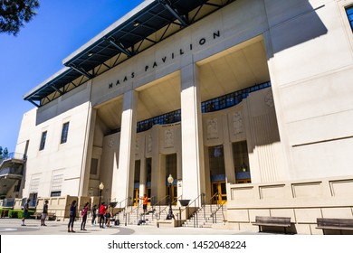 July 13, 2019 Berkeley / CA / USA - The Walter A. Haas Jr. Pavilion In The UC Berkeley Campus Is The Home Of The University Of California Golden Bears Basketball, Volleyball, And  Gymnastics Teams