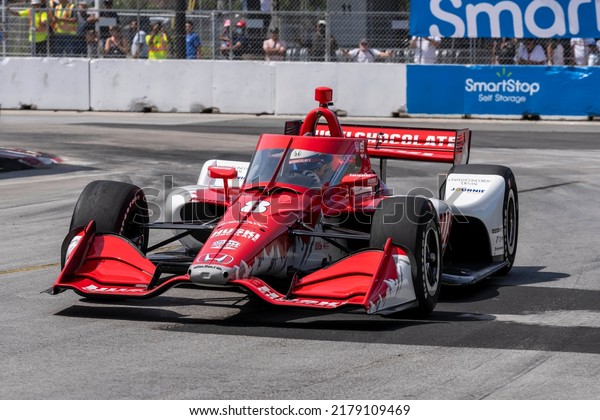 July 15, 2022 - Toronto, ON, CAN: MARCUS ERICSSON (8)\
of Kumla, Sweden travels through the turns during a practice for\
the Honda Indy Toronto at the Streets of Toronto Exhibition Place\
in Toronto ON.
