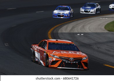 July 16, 2017 - Loudon, NH, USA: Daniel Suarez (19)  Battles For Position During The Overton's 301 At New Hampshire Motor Speedway In Loudon, NH.