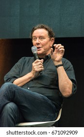 July 1st 2017. Stuttgart, Germany. Beverly Hills Cop panel with John Ashton and Judge Reinhold at Comic Con. 