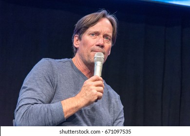 July 1st 2017. Stuttgart, Germany. US Actor Kevin Sorbo (Xena: Warrior Princess, Andromeda) During His Comic Con Panel. 