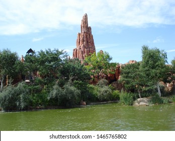 July 2008, Eurodisney, Paris, France. The Big Thunder Mountain