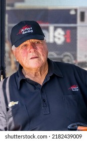 July 24, 2022 - Newton, IA, USA: INDYCAR Series Team Owner, AJ Foyt Jr Watches As His Teams Prepare To Race For The HY-VEEDEALS.COM 250 At Iowa Speedway In Newton, IA.