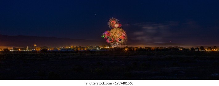 July 4th Fireworks Show In The Desert