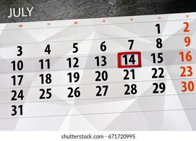 July Calendar