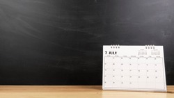 July Calendar On Wood Desk White Background.
Jul 2024 Agenda Concept.