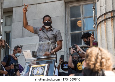 Jumaane Williams Borough Hall Silent March Over The Brooklyn Bridge, March For Black Lives, June 9th 2020, Kevin RC Wilson