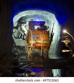 Jumbo Drilling In Under Ground Mine