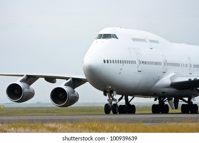 Jumbo Jet On Runway