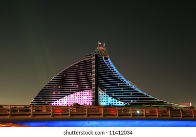 Jumeirah Beach Hotel Nightview