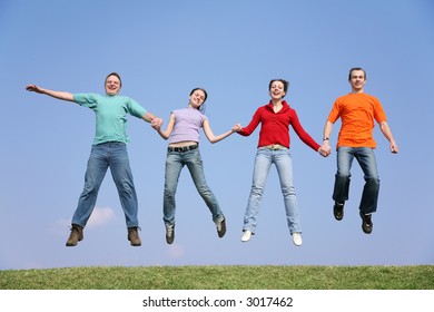 jumping friends
