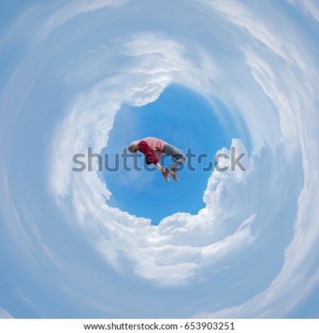 Similar – Image, Stock Photo Björn learns to fly