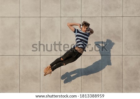 Similar – Image, Stock Photo [MUC-09] On a big foot