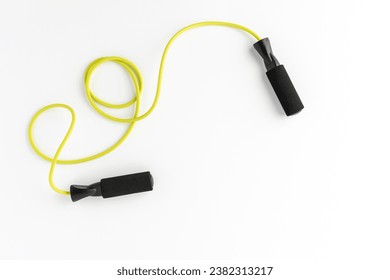 Jumping rope isolated on white background. Fitness concept - Powered by Shutterstock