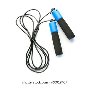 Jumping Rope On White Background