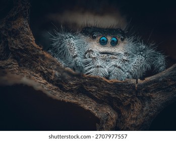 Jumpy, the jumping spider chilling 