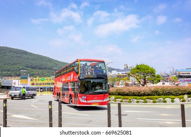 Jun 21, 2017 Busan City Tour Bus Going To Taejongdae Park In Busan, Korea